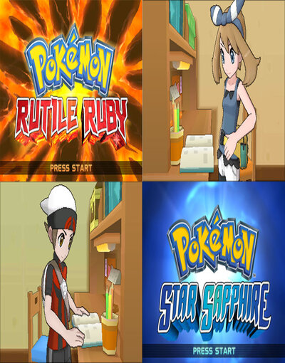 Pokémon Rutile Ruby and Star Sapphire
