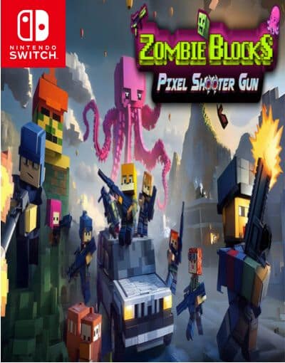 Zombie Blocks Pixel Shooter Gun