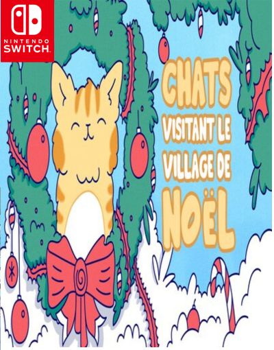 Cats Visiting Christmas Town