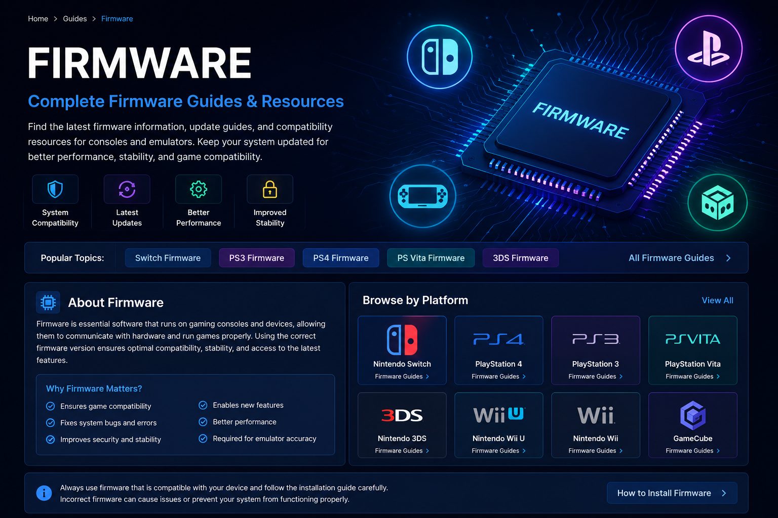 Firmware Guides